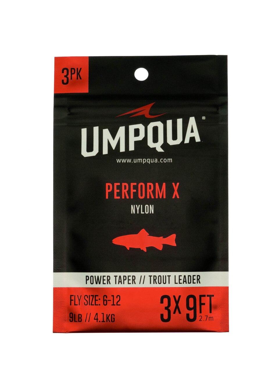 Umpqua Perform X Power Taper Trout Leader 3 Pack